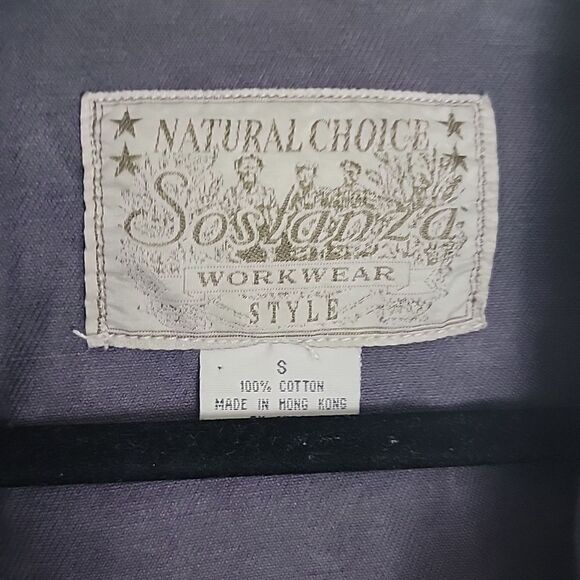 Men's Gray Cargo Jacket - Picture 2 of 4